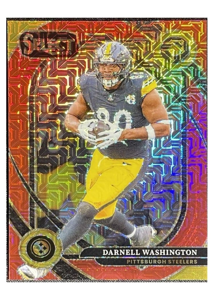 2024 Panini Select Base Set Darnell Washington Red Prizm #244 card