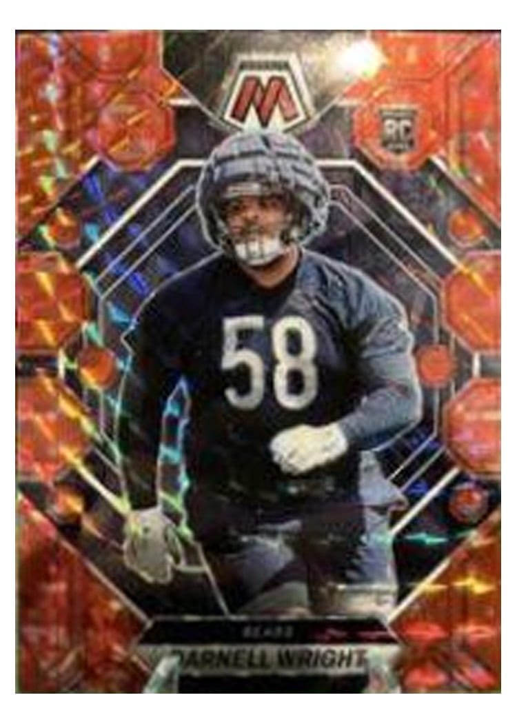 2023 Panini Mosaic Base Set Darnell Wright Camo Red #307 card