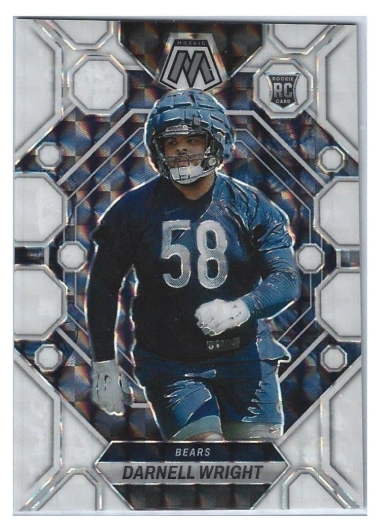 2023 Panini Mosaic Base Set Darnell Wright White #307 card