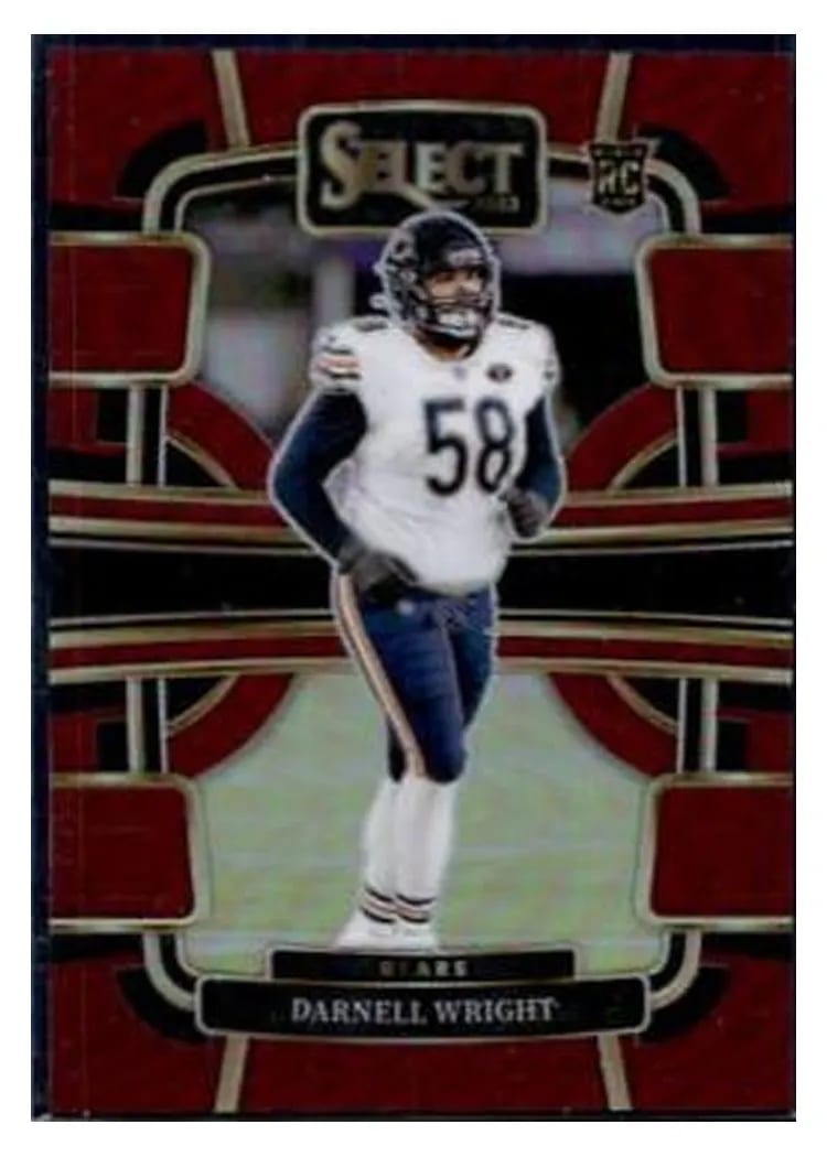 2023 Panini Select Base Set Darnell Wright Maroon Prizm #17 card