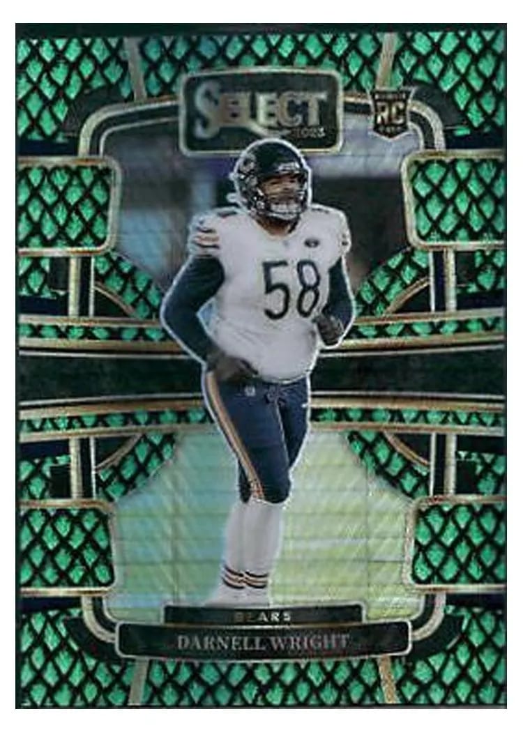 2023 Panini Select Base Set Darnell Wright Dragon Scale Prizm #17 card