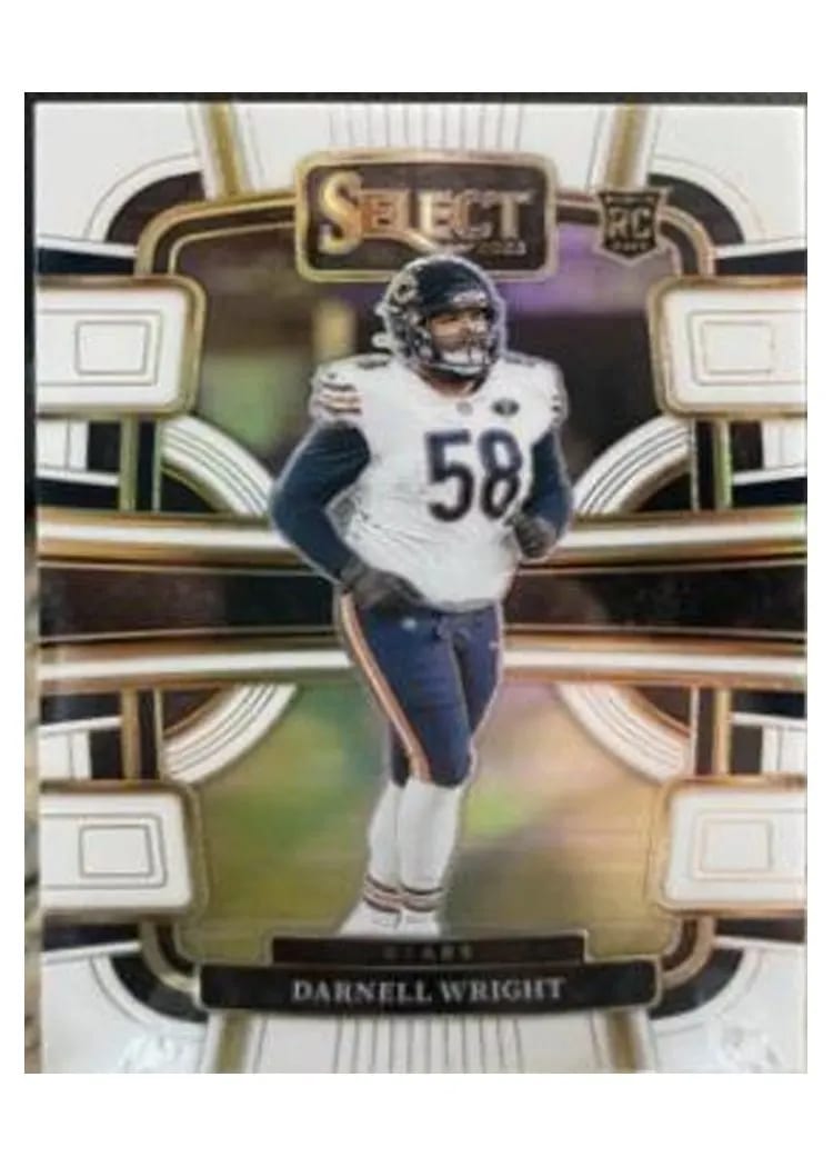 2023 Panini Select Base Set Darnell Wright White Prizm #17 card