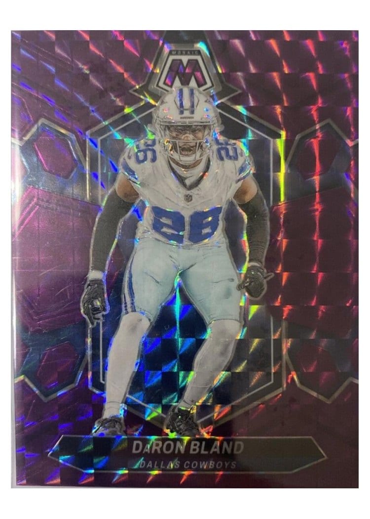 2024 Panini Mosaic Base Set DaRon Bland Purple #63 card