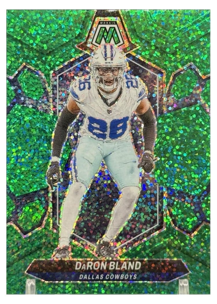 2024 Panini Mosaic Base Set DaRon Bland Green Sparkle #63 card