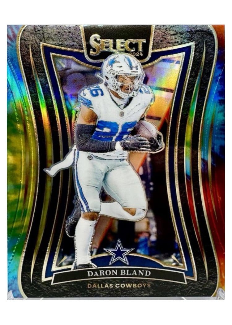 2024 Panini Select Base Set DaRon Bland Tie-Dye Prizm #326 card