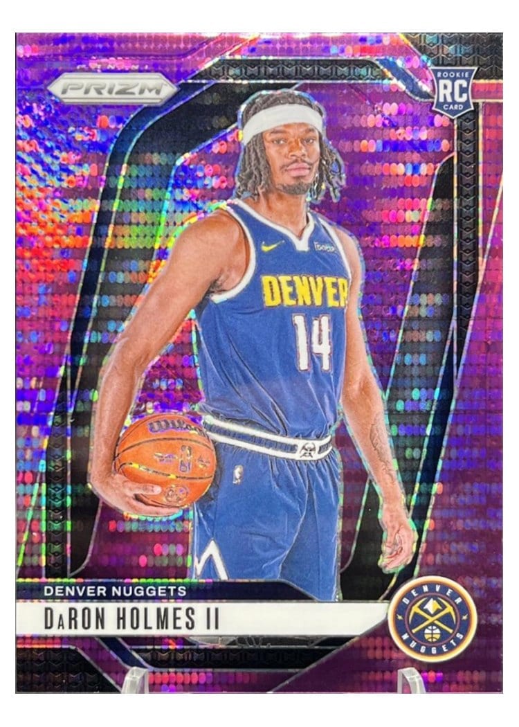 2024-25 Panini Prizm Base Set DaRon Holmes II Purple Pulsar #235 card