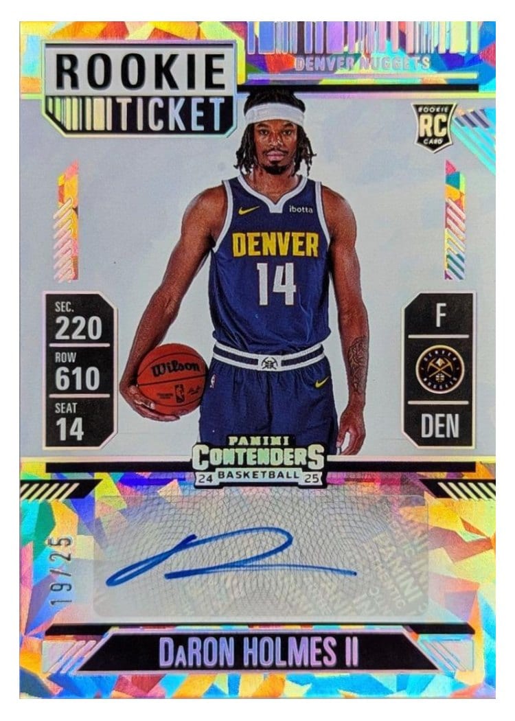 2024-25 Panini Silhouette Rookie Season Ticket DaRon Holmes II #9 card
