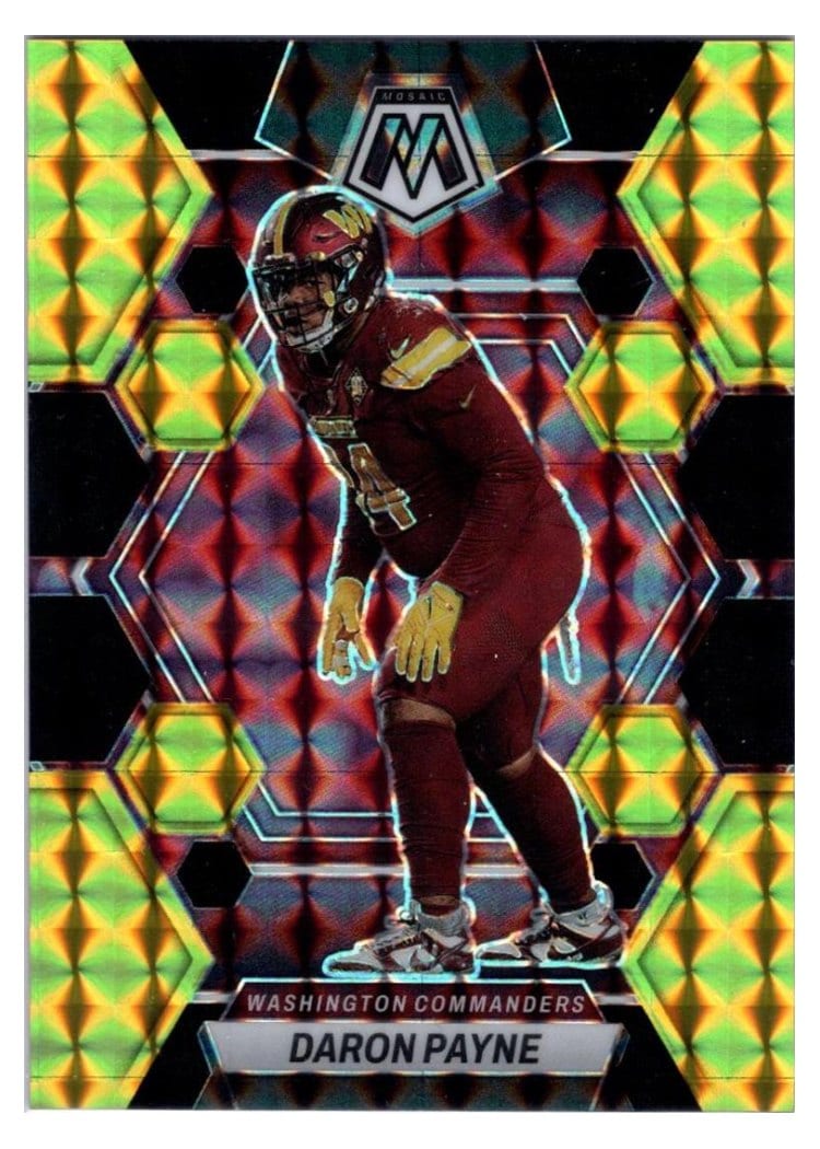 2023 Panini Mosaic Base Set Daron Payne #247 card