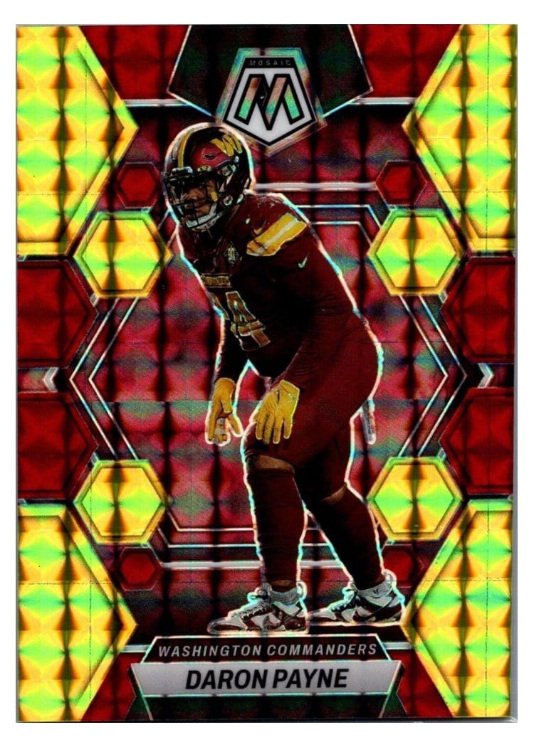 2023 Panini Mosaic Base Set Daron Payne #247 card