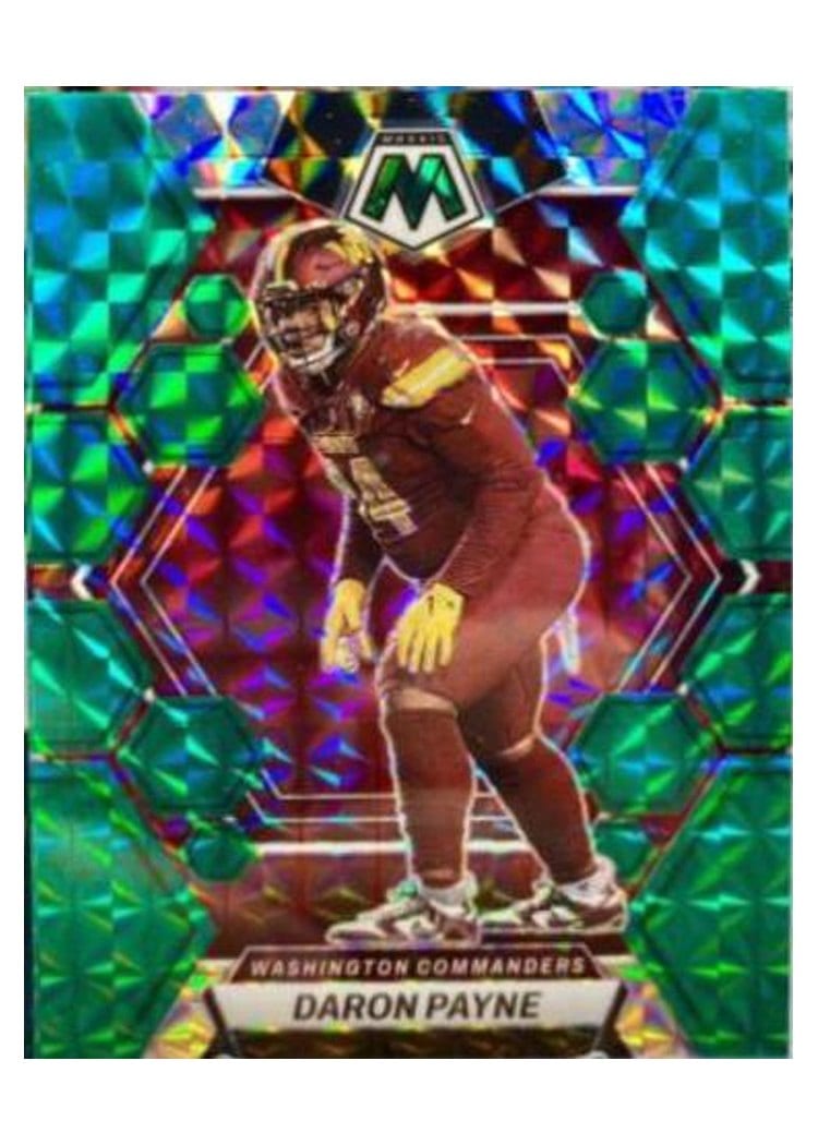 2023 Panini Mosaic Base Set Daron Payne Green #247 card