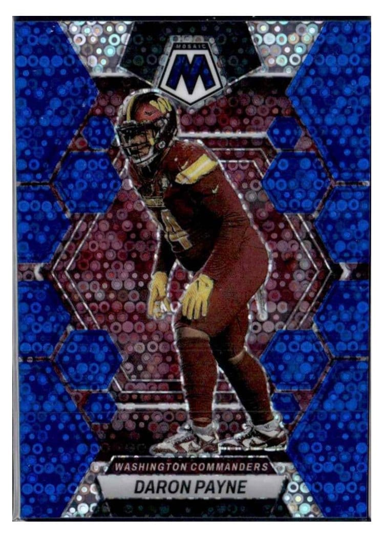2023 Panini Mosaic Base Set Daron Payne #247 card