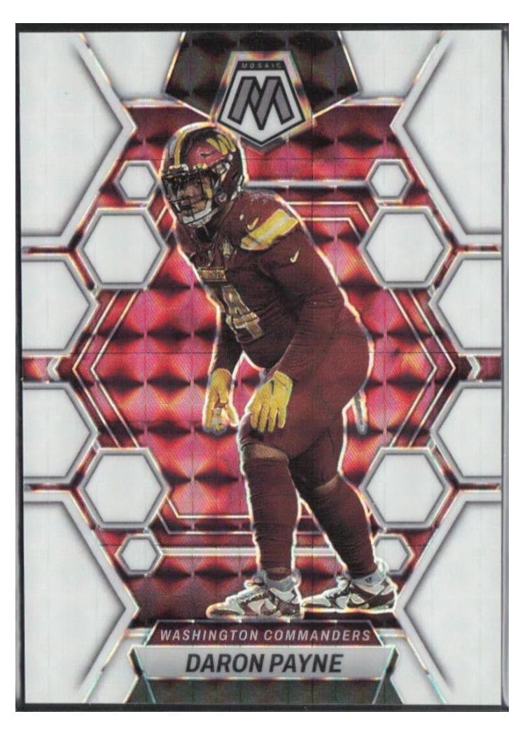 2023 Panini Mosaic Base Set Daron Payne #247 card
