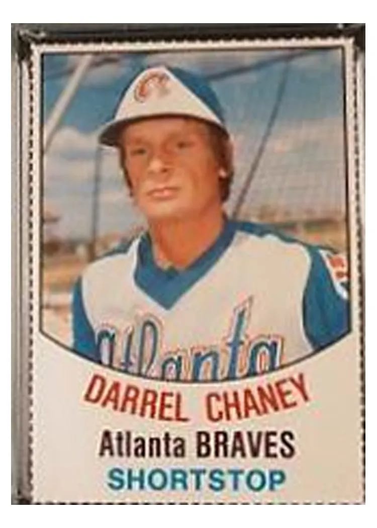 1977 Hostess Darrel Chaney #57 card