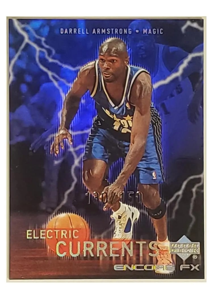 1999 Upper Deck Encore Electric Currents Darrell Armstrong #EC15 card
