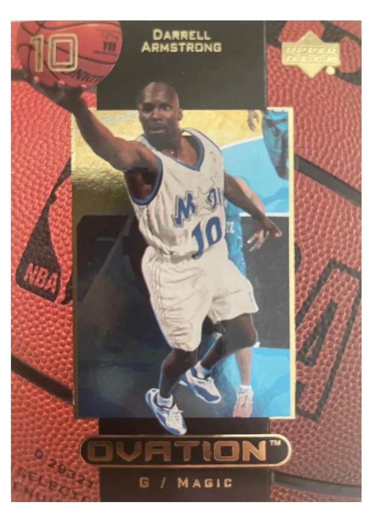 1999 Upper Deck Ovation Darrell Armstrong #38 card