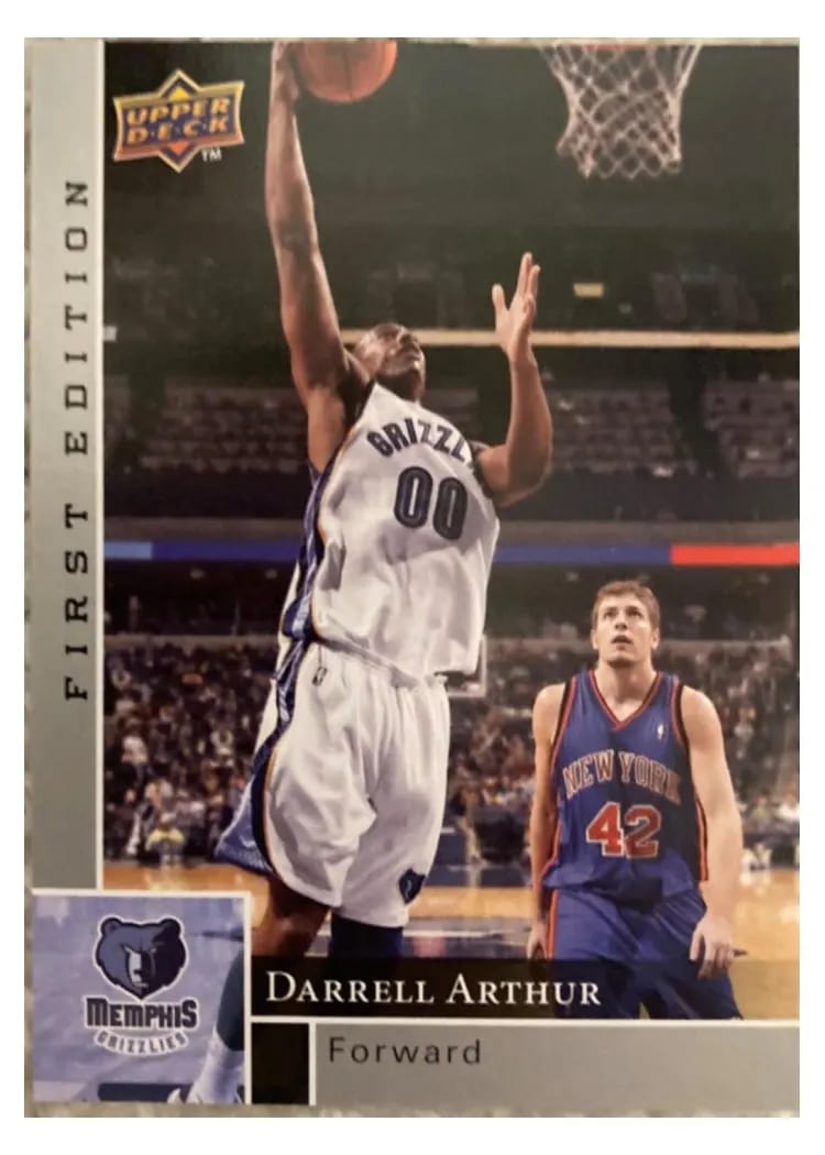 2009 Upper Deck First Edition Darrell Arthur #79 card