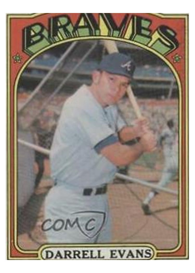 1972 Topps Darrell Evans #171 card