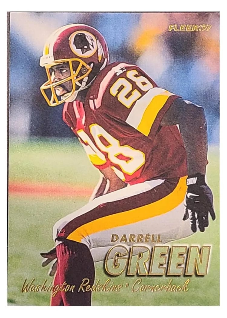 1997 Fleer Darrell Green #3 card