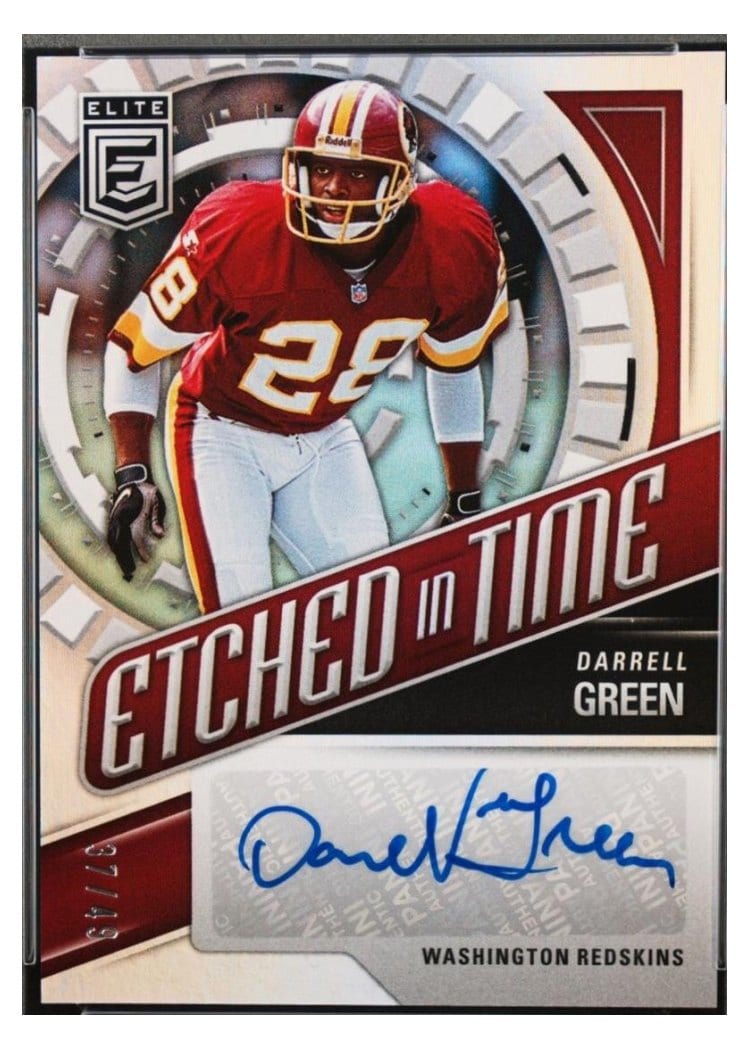 2024 Donruss Elite Etched in Time Signatures Darrell Green #ETS-DGR card