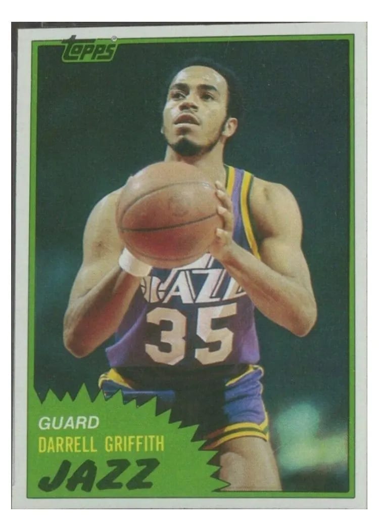 1981 Topps Darrell Griffith #41 card