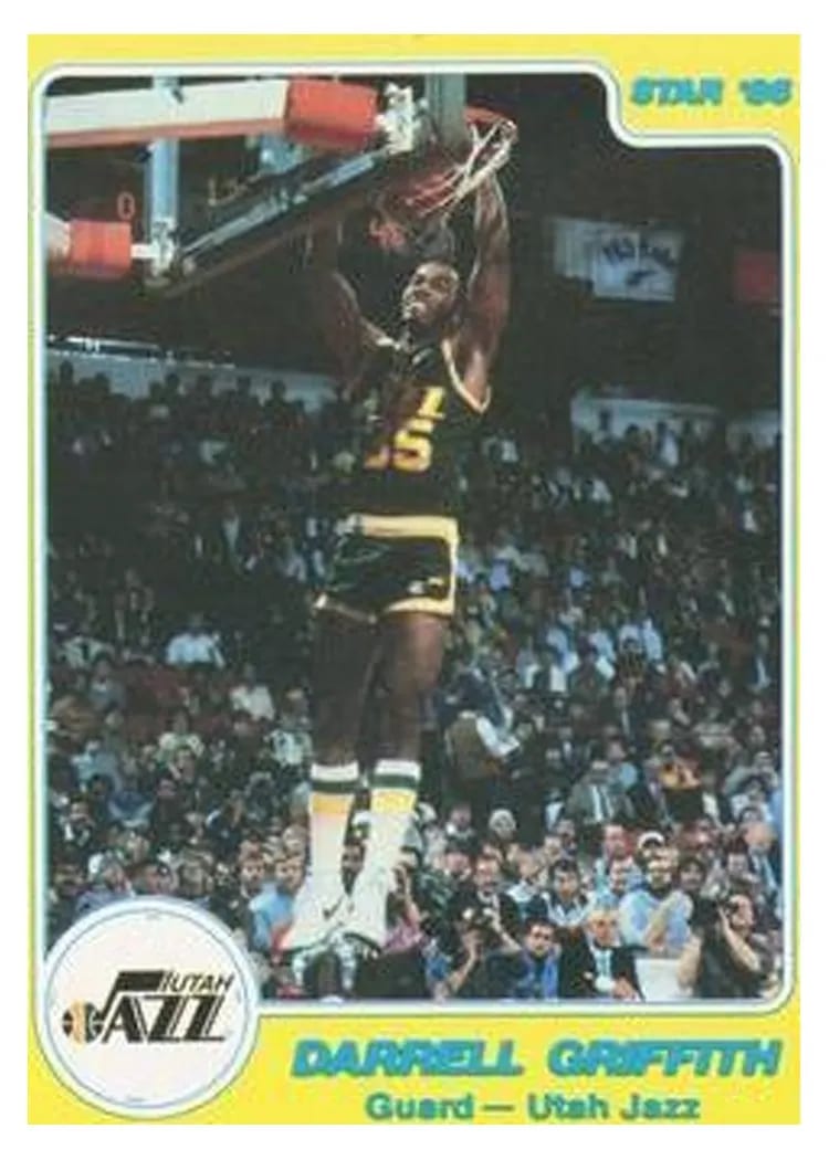 1986 Star Darrell Griffith #143 card