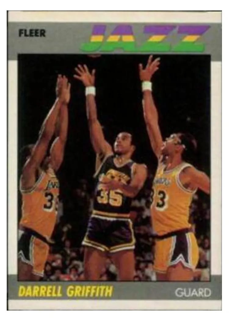 1987 Fleer Darrell Griffith #46 card