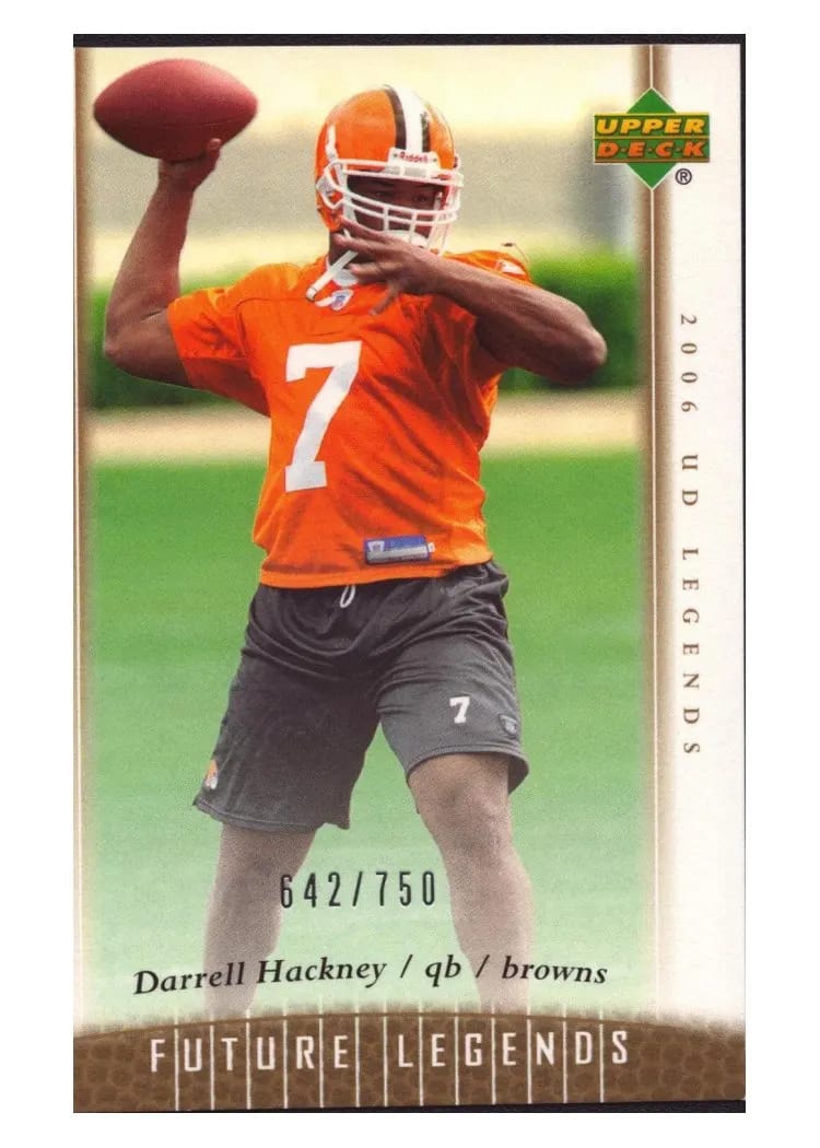 2006 Upper Deck Legends Darrell Hackney #126 card