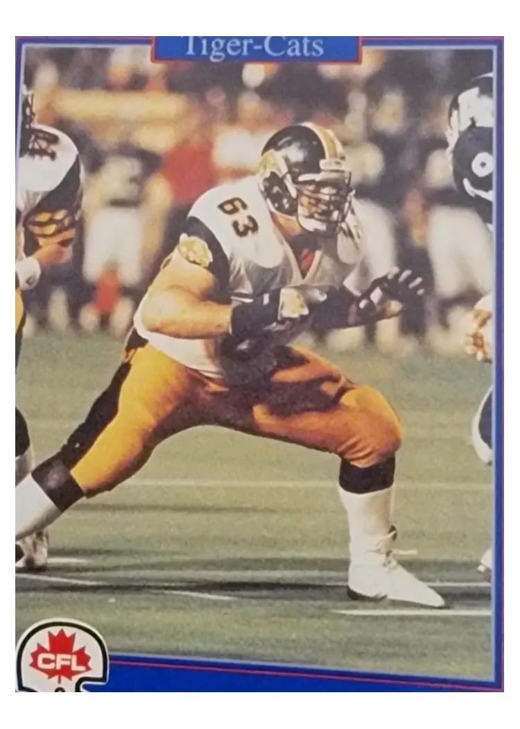 1991 Jogo CFL Darrell Harle #107 card