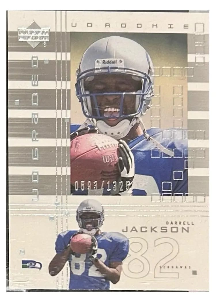 2000 Upper Deck Graded Darrell Jackson #117 card
