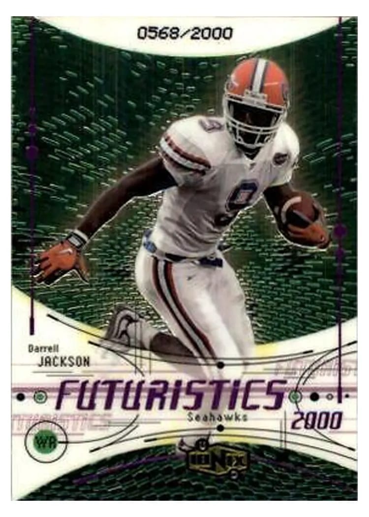 2000 Upper Deck Ionix Darrell Jackson #115 card