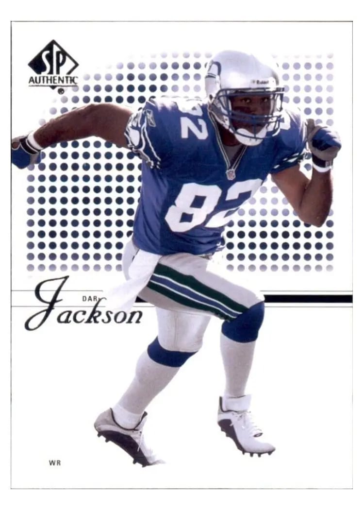2002 SP Authentic Darrell Jackson #40 card