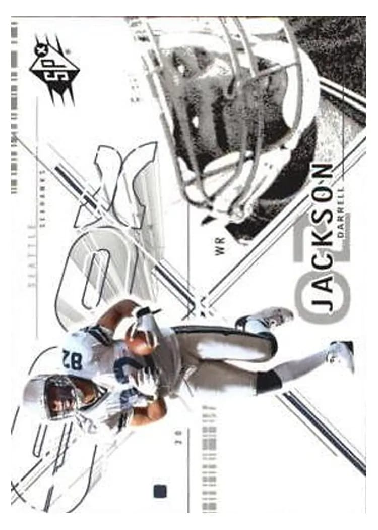 2002 Spx Darrell Jackson #85 card