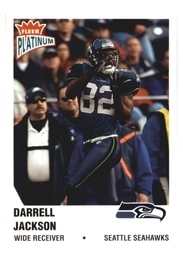 2003 Fleer Platinum Darrell Jackson Finish #20 card