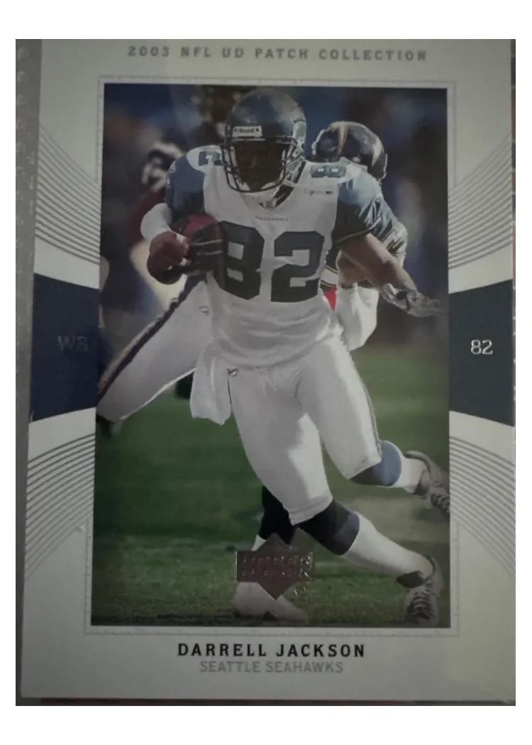 2003 Upper Deck Patch Collection Darrell Jackson #76 card