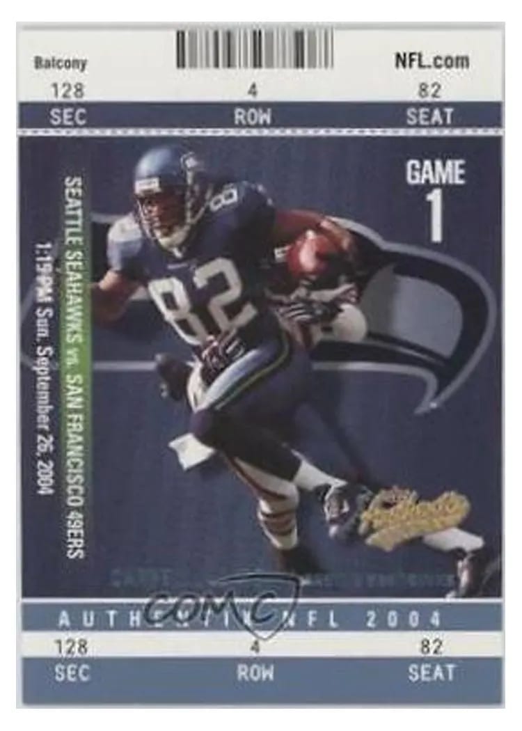 2004 Fleer Authentix Darrell Jackson #10 card