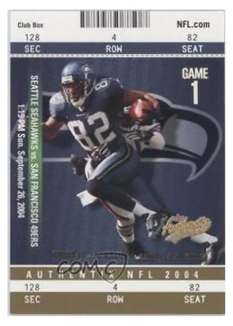 2004 Fleer Authentix Darrell Jackson #10 card