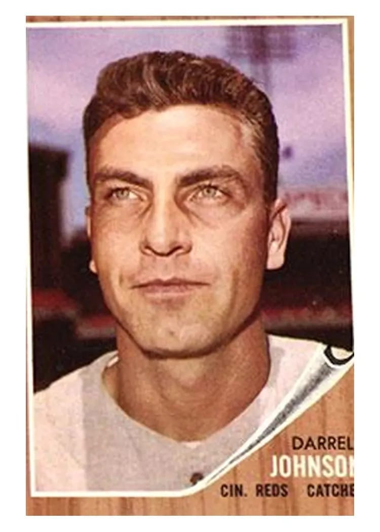 1962 Topps Darrell Johnson #16 card