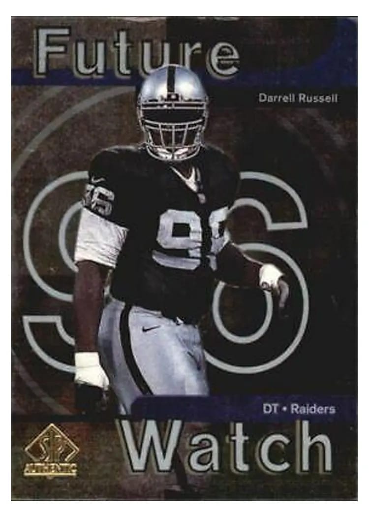 1997 SP Authentic Darrell Russell #2 card