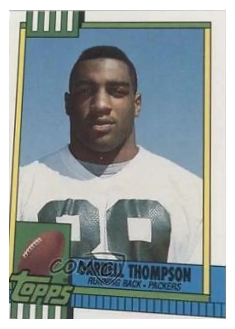1990 Topps Traded Darrell Thompson #36T card