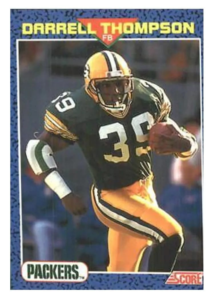 1991 Score Young Superstars Darrell Thompson #24 card