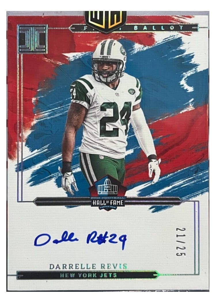 2024 Panini Impeccable First Ballot Signatures Darrelle Revis #2 card