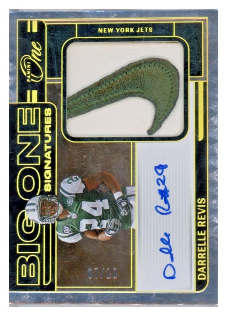 2024 Panini One Big One Signatures Darrelle Revis #215 card