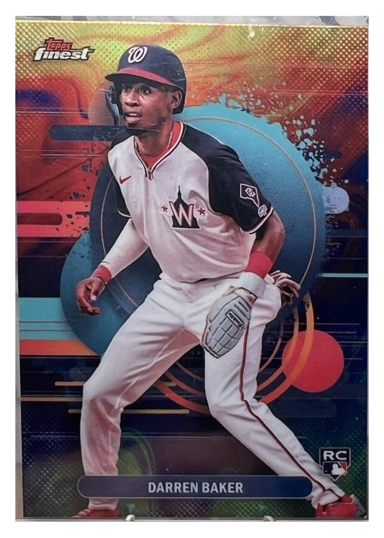2025 Finest Base Set Darren Baker #156 card