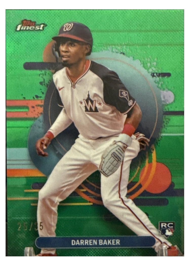 2025 Finest Base Set Darren Baker #156 card