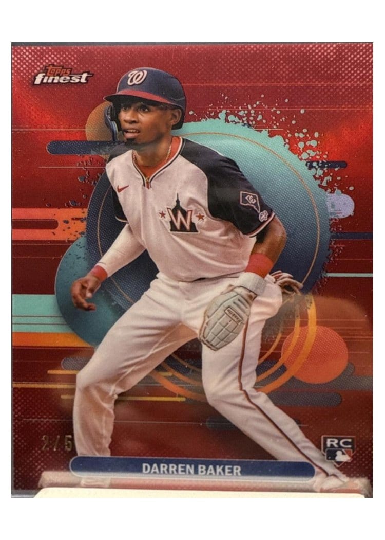 2025 Finest Base Set Darren Baker #156 card