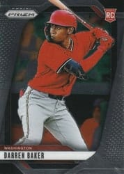 2025 Panini Prizm Base Set Darren Baker #130 card