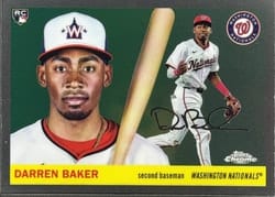 2025 Topps Chrome Platinum Base Set Darren Baker #207 card