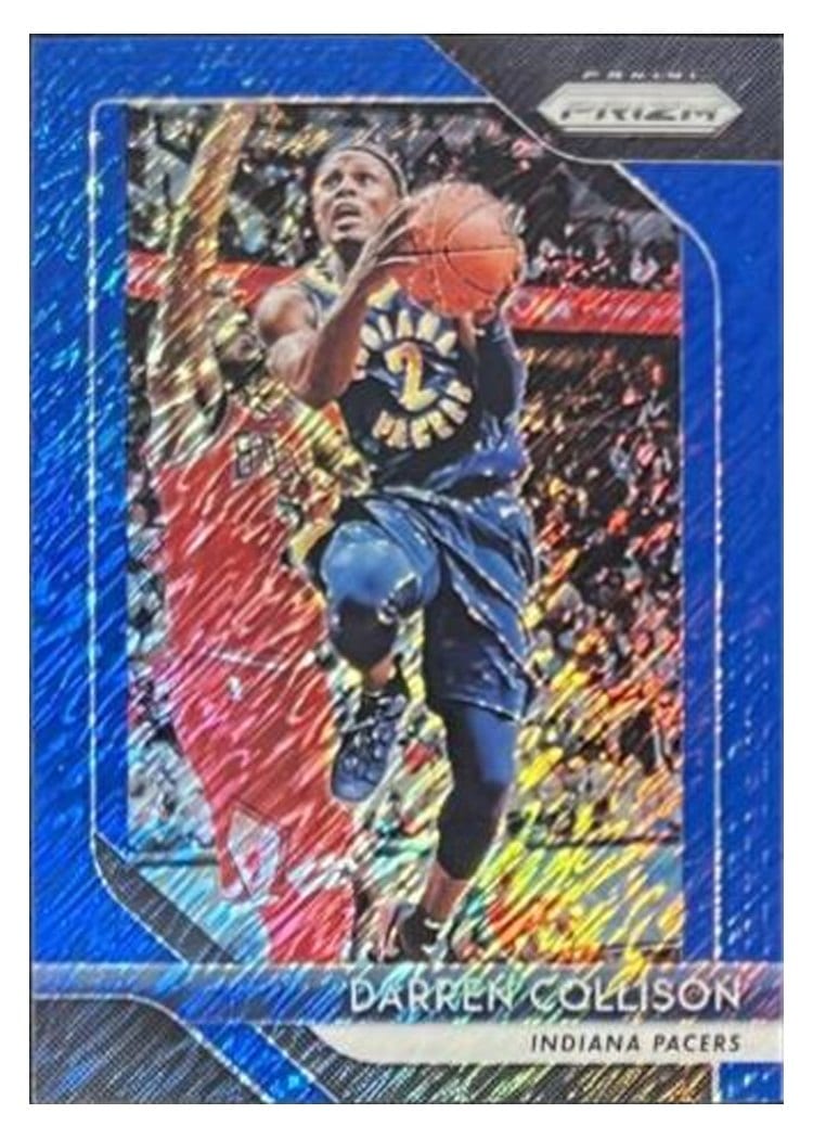 2018-19 Panini Prizm Base Set Darren Collison Blue Shimmer Prizm #104
