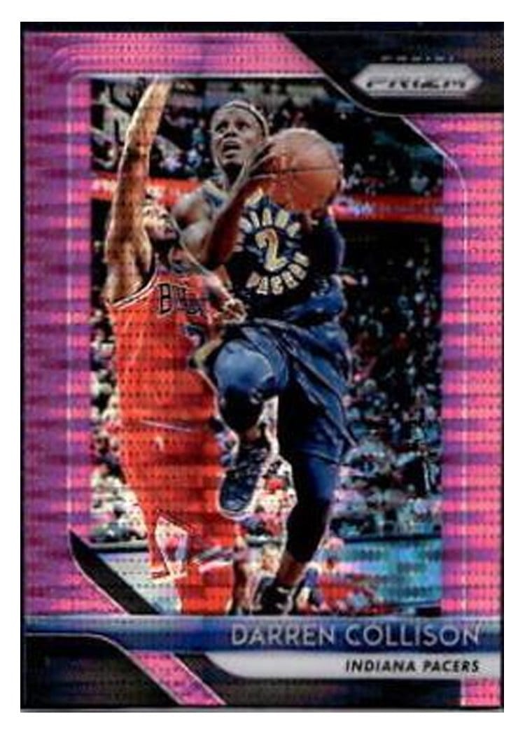 2018-19 Panini Prizm Base Set Darren Collison Pink Pulsar Prizm #104 card