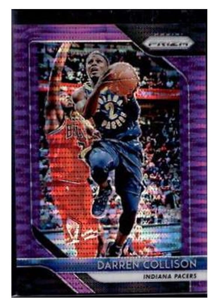 2018-19 Panini Prizm Base Set Darren Collison Purple Prizm #104 card